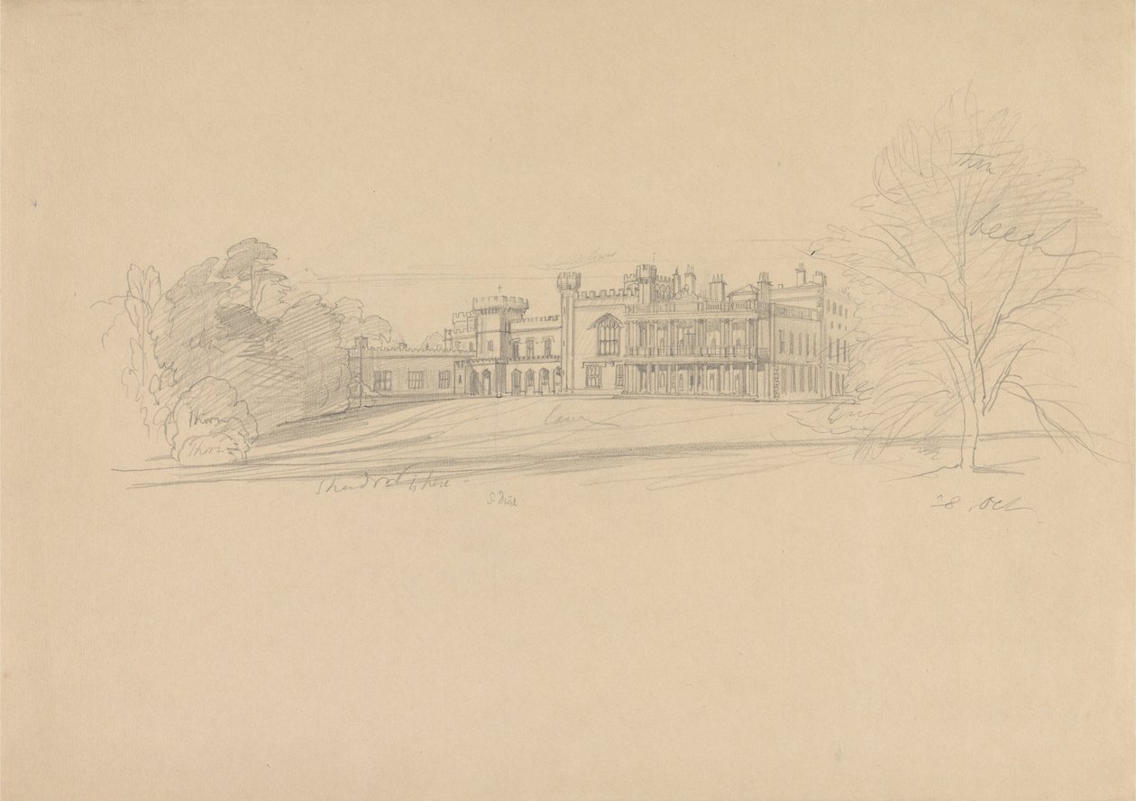 Knowsley Hall av Edward Lear