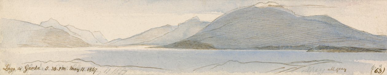 Gardasjön av Edward Lear