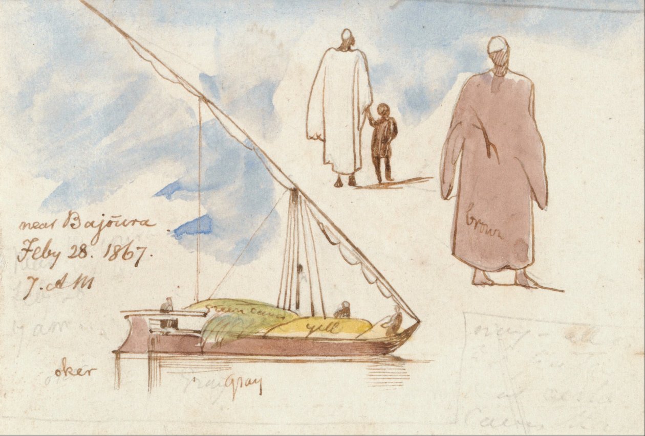 Nära Bajoura av Edward Lear