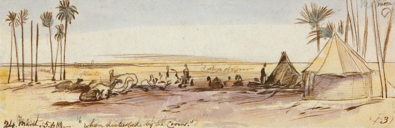 Nära Belbeis av Edward Lear
