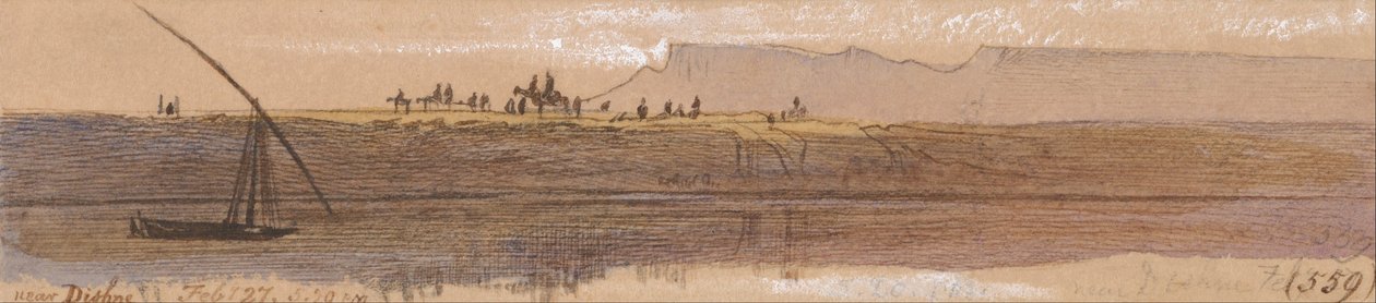 Nära Dishna av Edward Lear