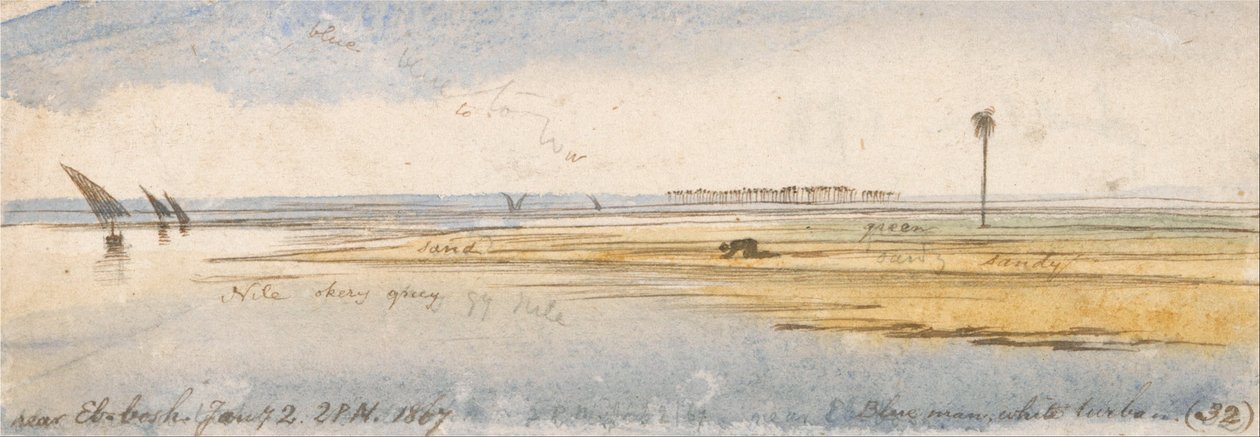 Nära Eb-bosh av Edward Lear