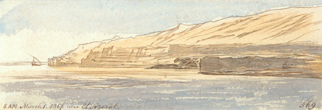 Nära El Azerat av Edward Lear