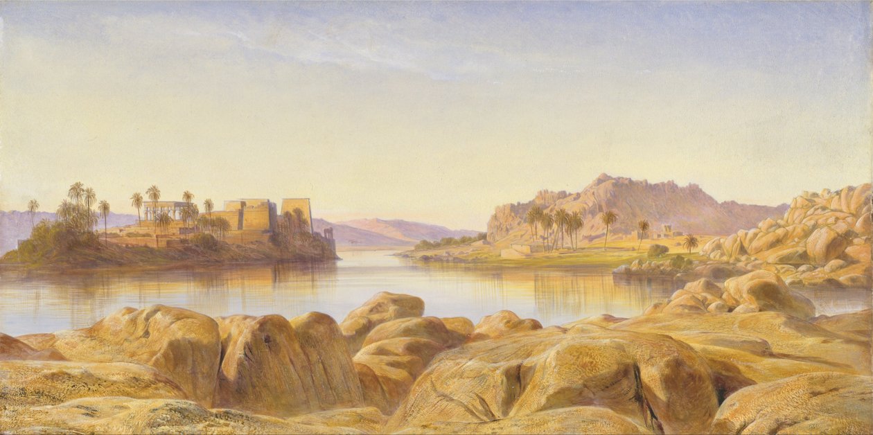 Philae, Egypten av Edward Lear