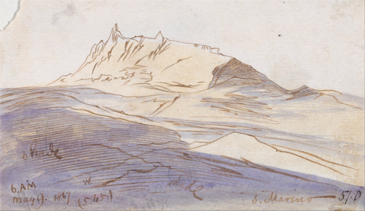 San Marino av Edward Lear