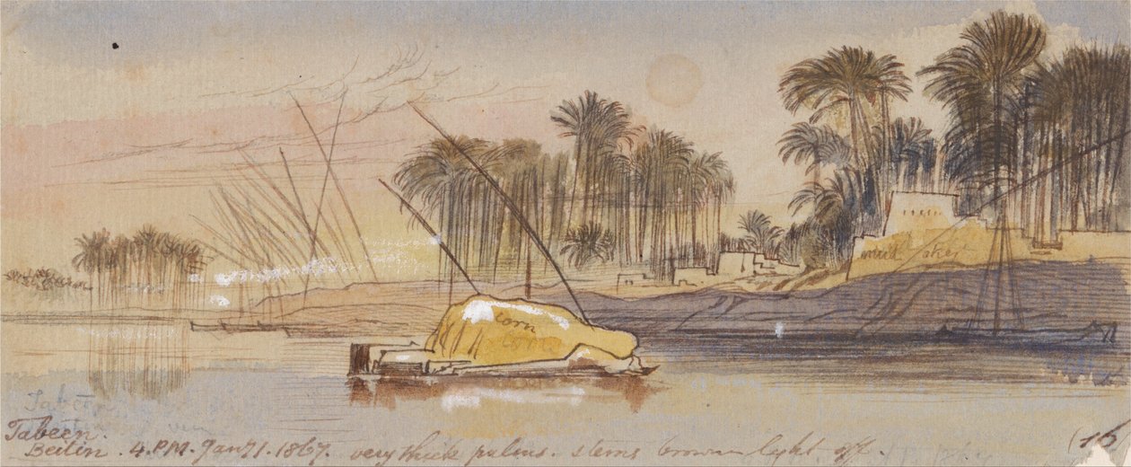 Tabeen Berlin, kl. 16.00, 1 januari 1867 (16) av Edward Lear