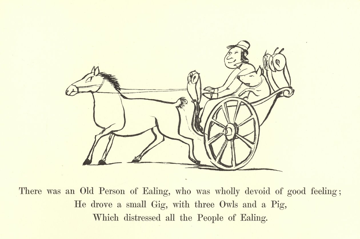 Det fanns en gammal person i Ealing som var helt utan god känsla. av Edward Lear