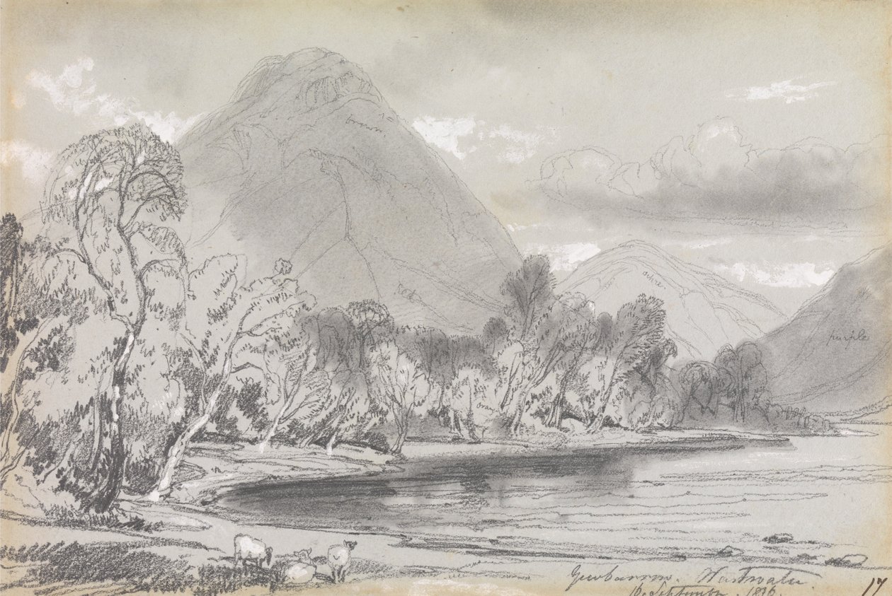 Yewbarrow, Wastwater, 16 september 1836 av Edward Lear