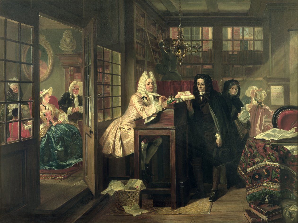 Defoes manuskript till Robinson Crusoe förkastas av förlaget av Edward Matthew Ward