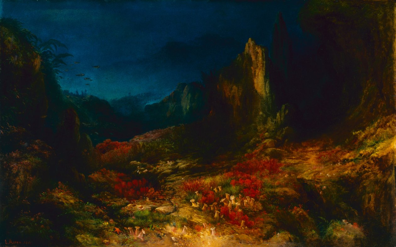 The Valley in the Sea av Edward Moran