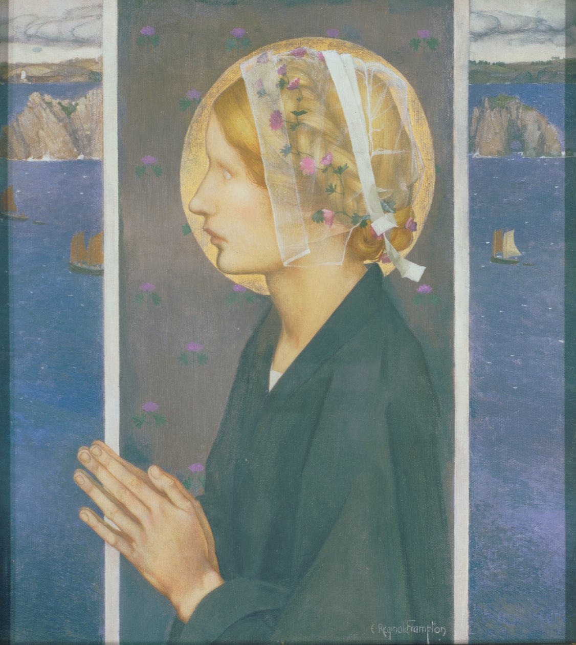 En Madonna av Bretagne, 1913 av Edward Reginald Frampton