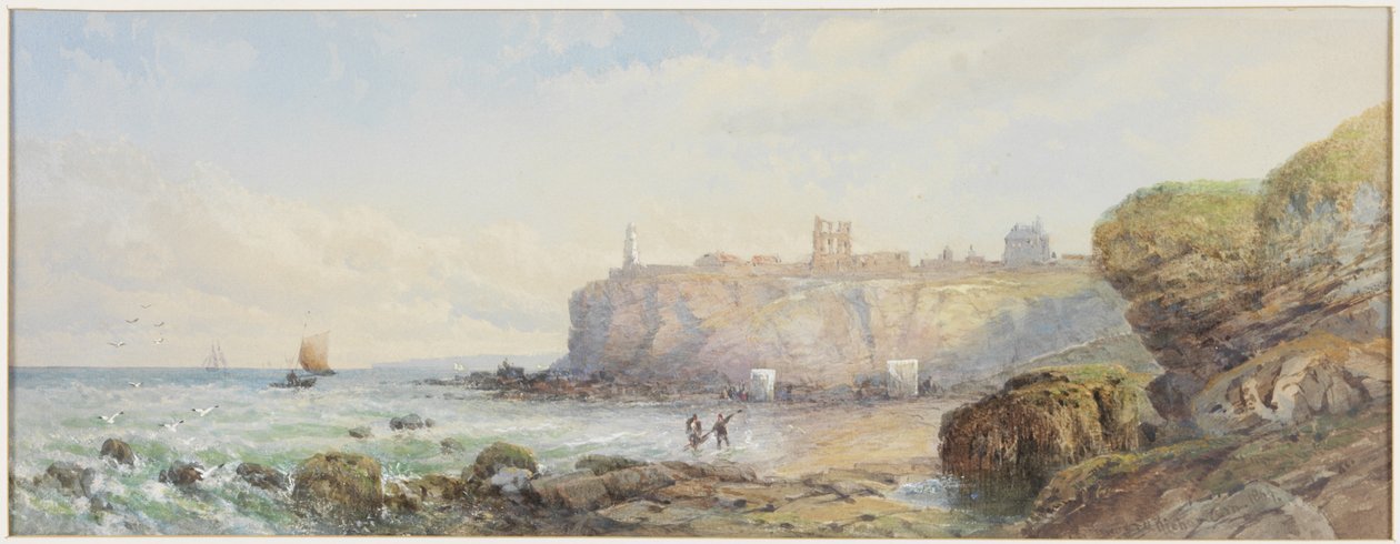 Tynemouth (akvarell och kroppsfärg på papper) av Edward Richardson