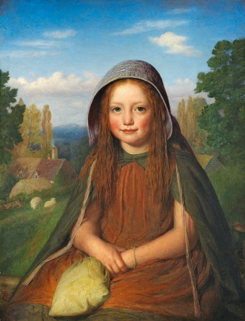 En flicka, 1861 av Edward Thompson Davis