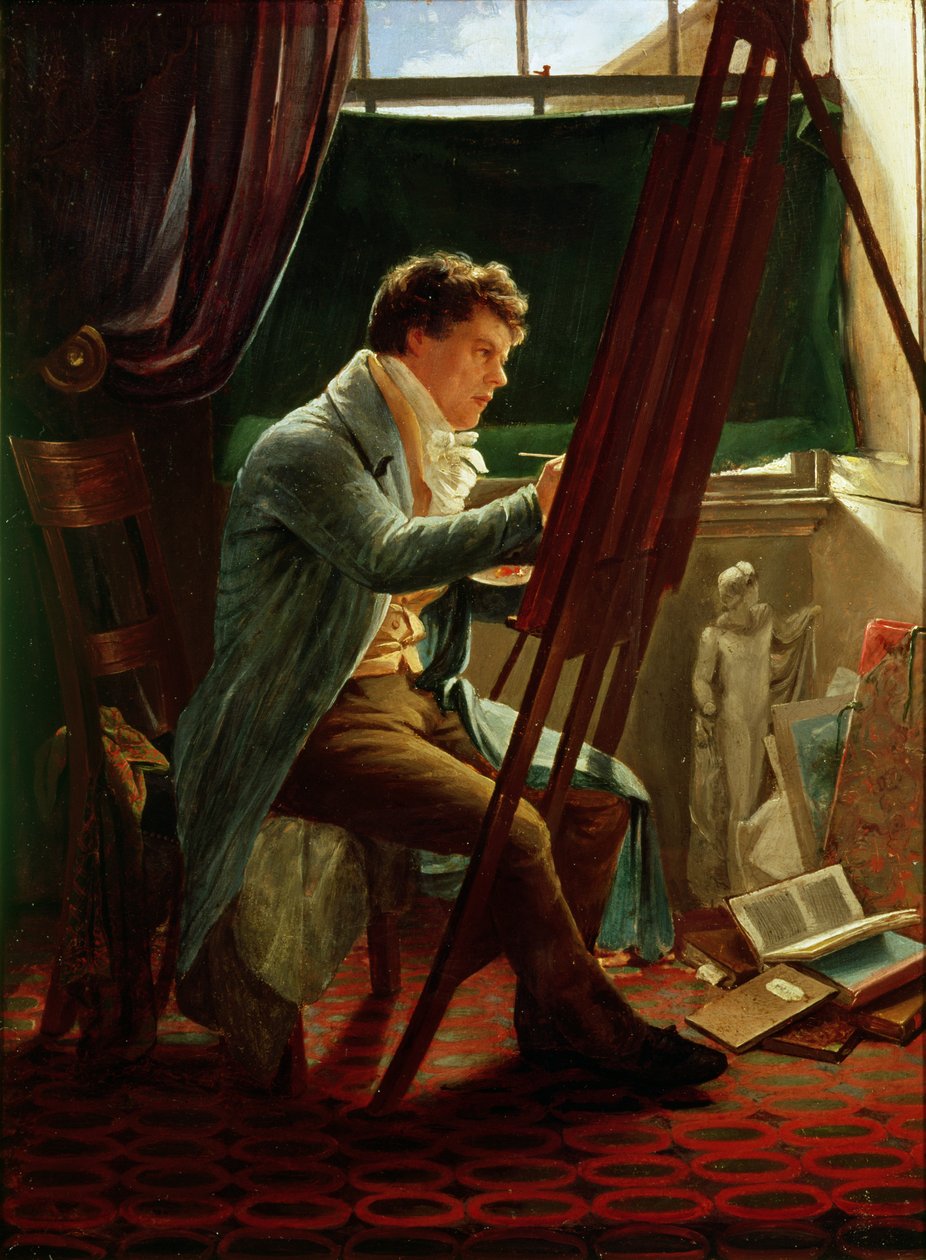Edward Bird (1772-1819) av Edward Villiers Rippingille