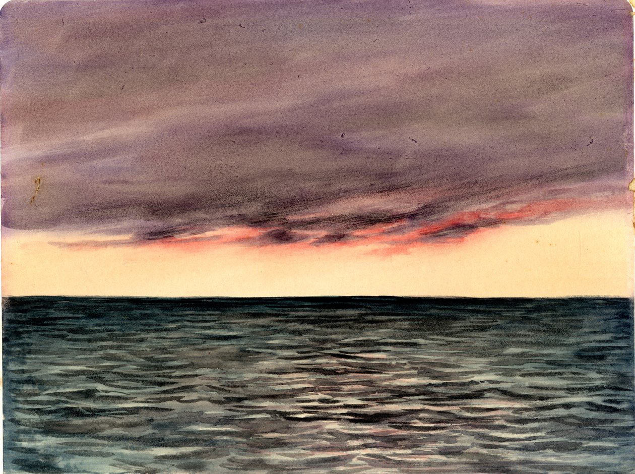 Sunrise, 1910 (wc på papper) av Edward Adrian Wilson