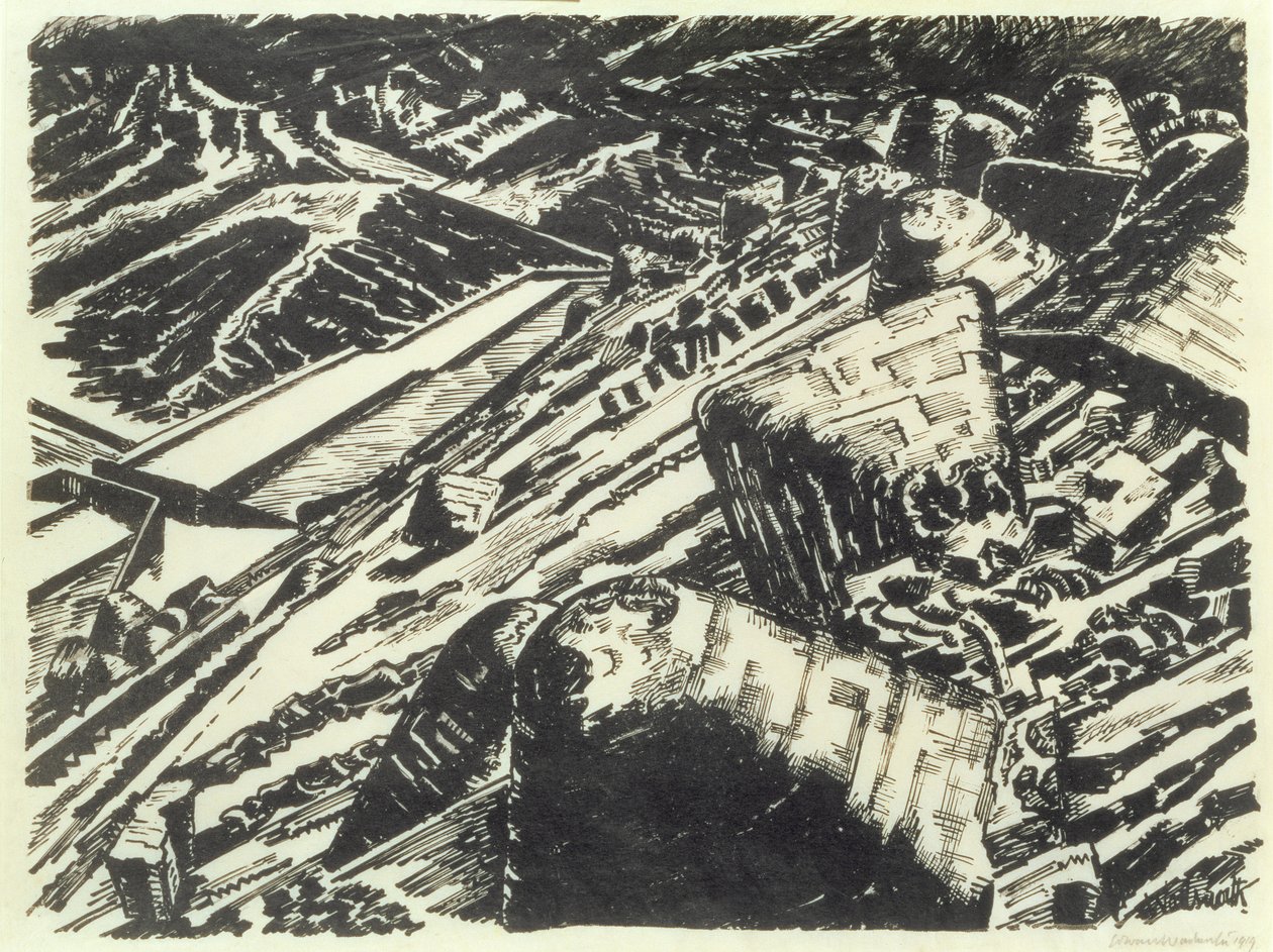 Slevslagg, Old Hill av Edward Alexander Wadsworth
