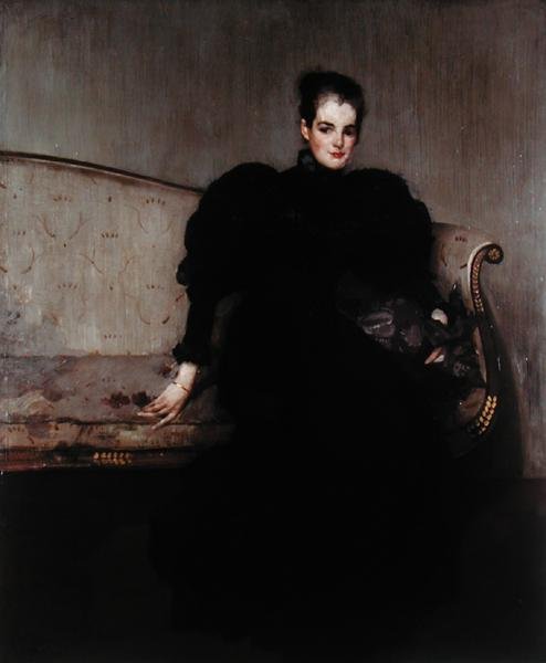 Mrs Helen Walton (olja på duk) av Edward Arthur Walton