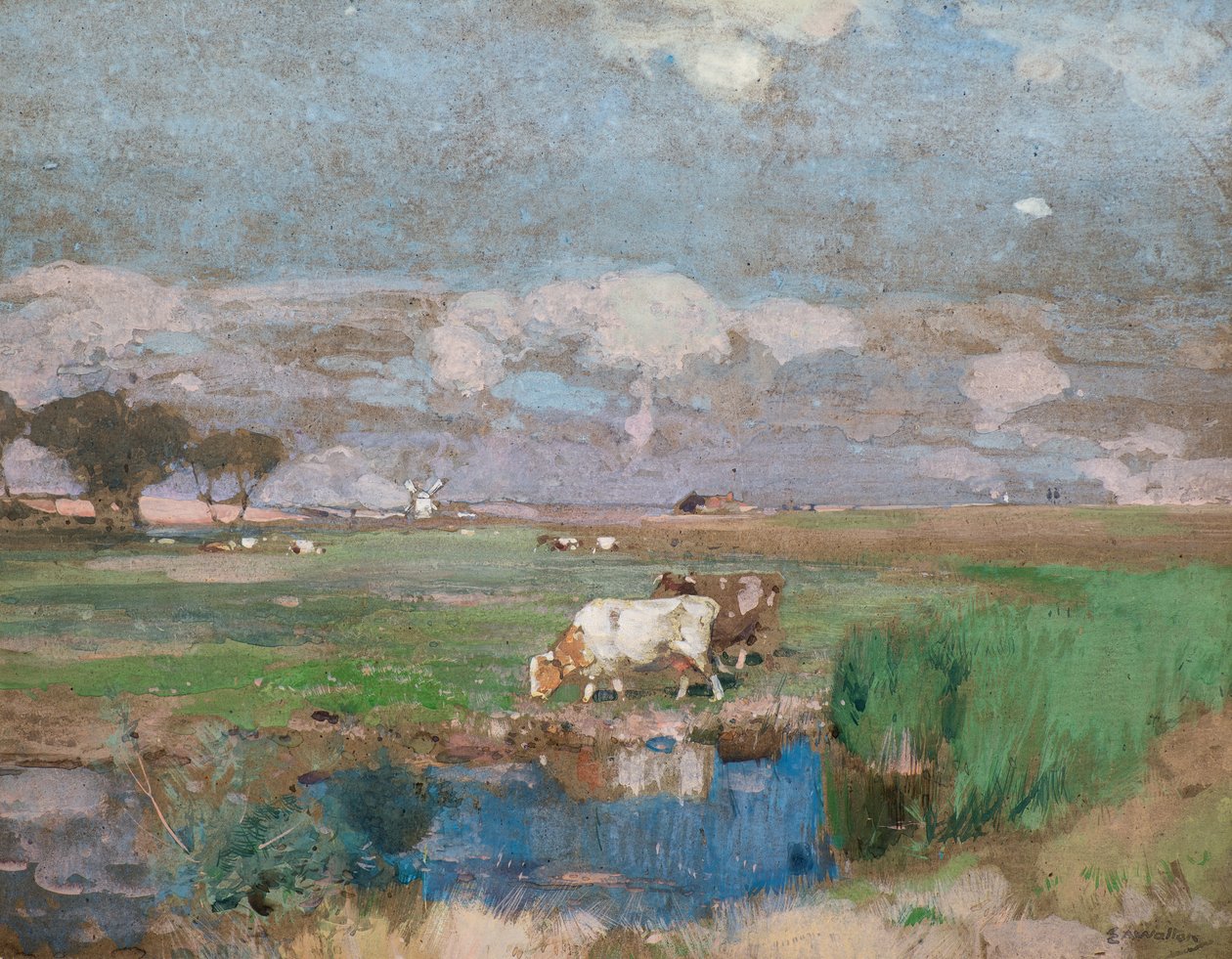 Suffolk betesmarker av Edward Arthur Walton