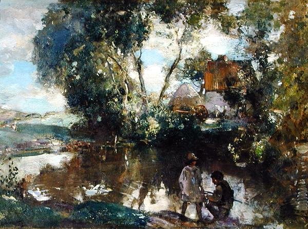 Poolen (olja på duk) av Edward Arthur Walton