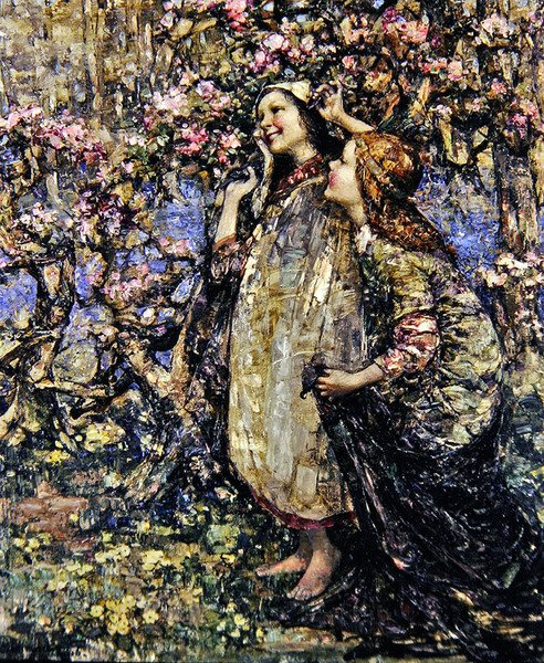 Vårtid av Edward Atkinson Hornel