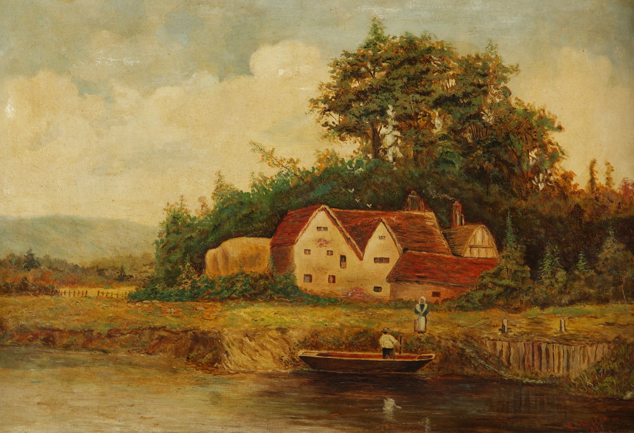 A Worcestershire Mill, 1897 av Edward Austin