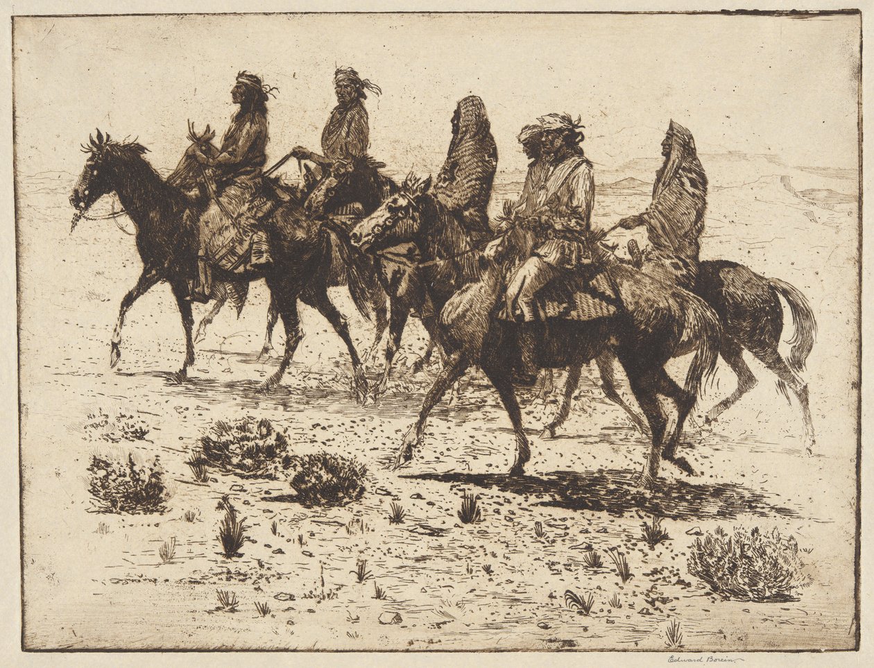 Navajos av Edward Borein