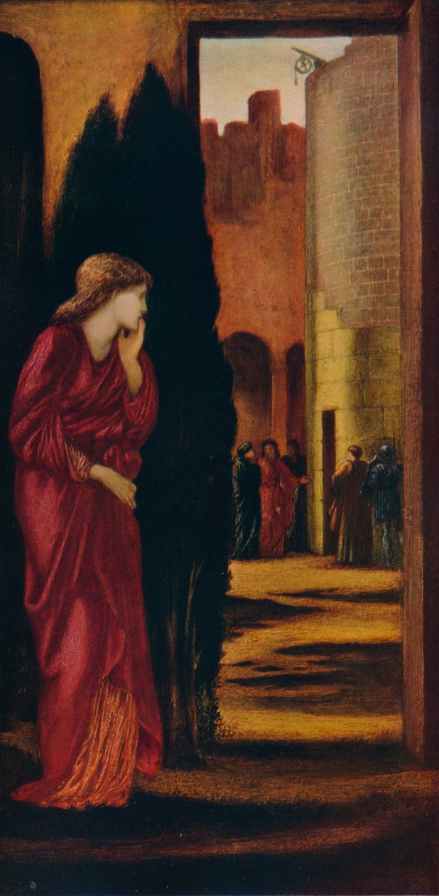 Danaë och det fräcka tornet, 1872. av Edward Burne Jones