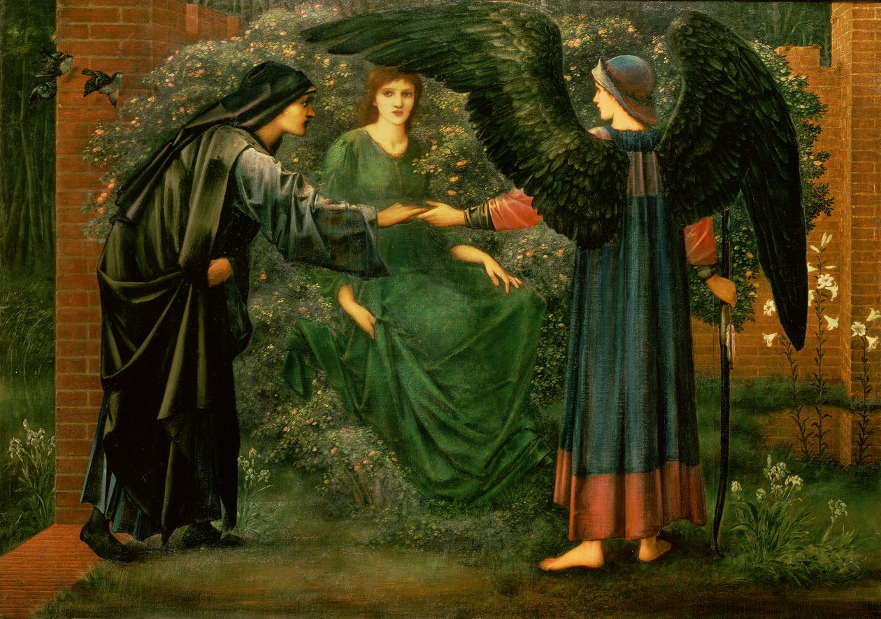 O le fatu o le Rose na tafe av Edward Burne Jones