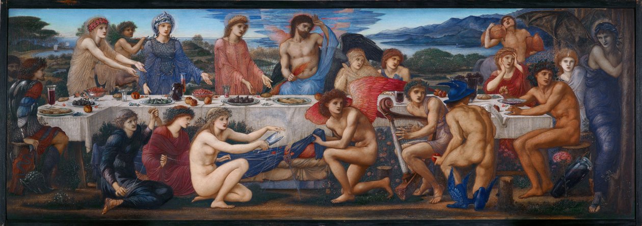 Peleus festmåltid av Edward Burne Jones