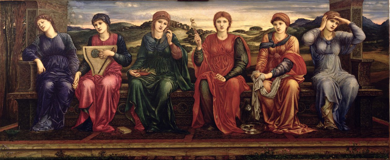 Timmarna, 1870-82 av Edward Burne Jones