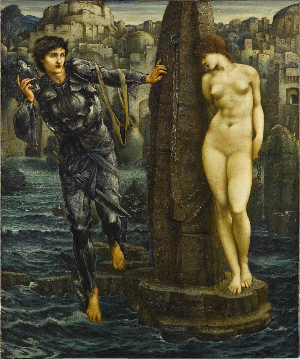 Undergångens klippa, 1885-1888. av Edward Burne Jones