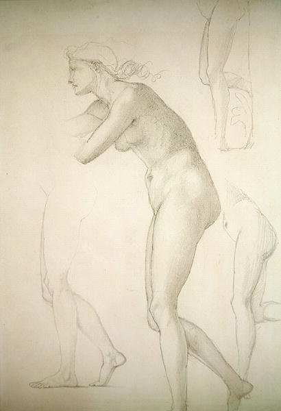 Galatea (penna på papper) av Edward Coley Burne Jones