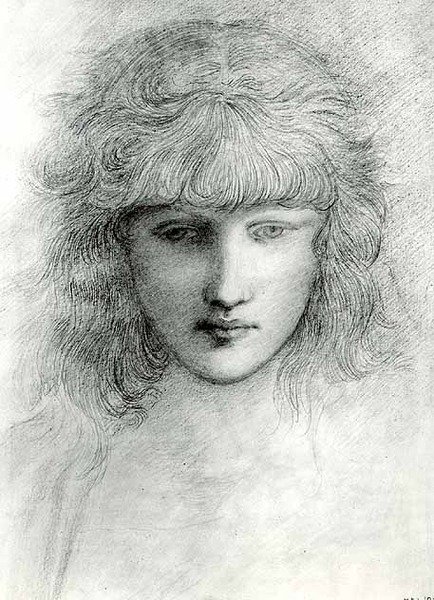 Chef för en flicka av Edward Coley Burne Jones