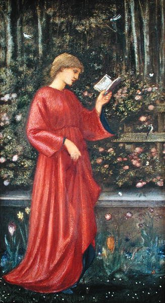 Prinsessan Sabra (pastell på papper) av Edward Coley Burne Jones