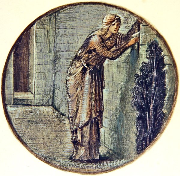 Blomsterboken: XXIV. Wall Tryst av Edward Coley Burne Jones