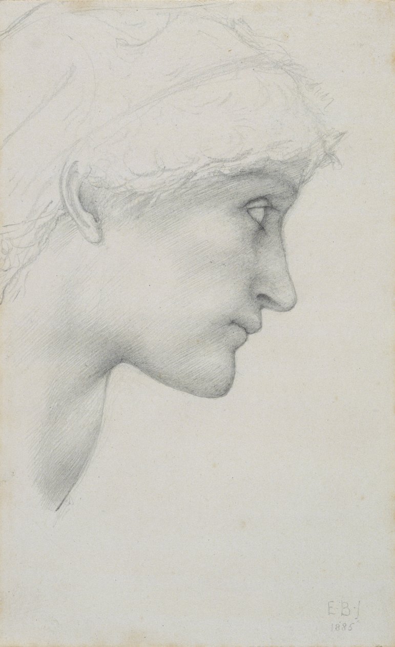 Huvud av Edward Coley Burne Jones