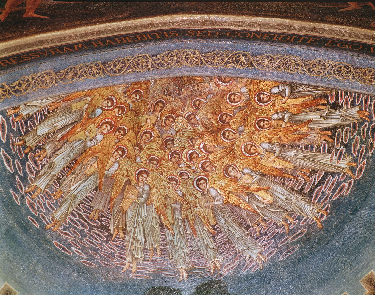 Bebådelsen (takmosaik) av Edward Burne Jones