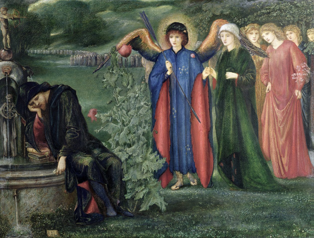 Drömmen om rättvisa kvinnor av Edward Burne Jones