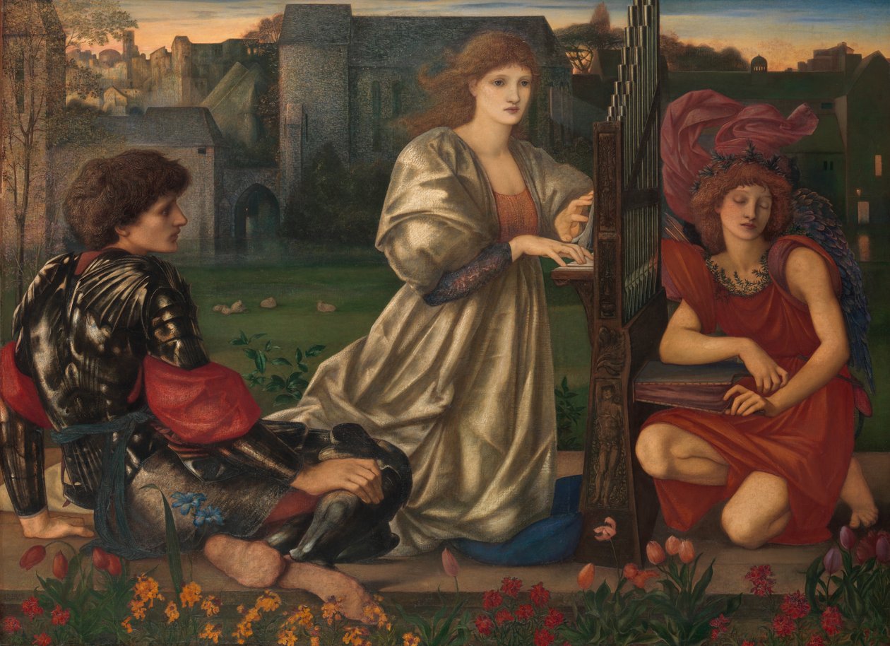 Kärlekssången, 1868-77. av Edward Burne Jones