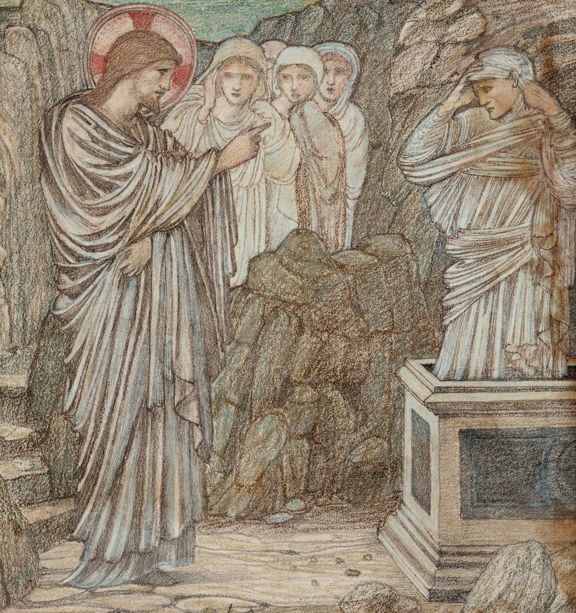Lazarus uppståndelse av Edward Burne Jones