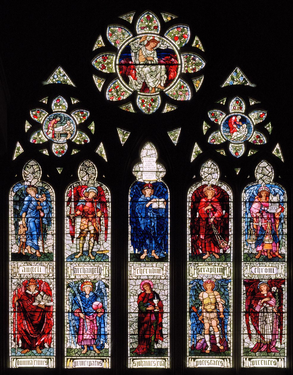 Västra fönstret av Edward Coley Burne Jones