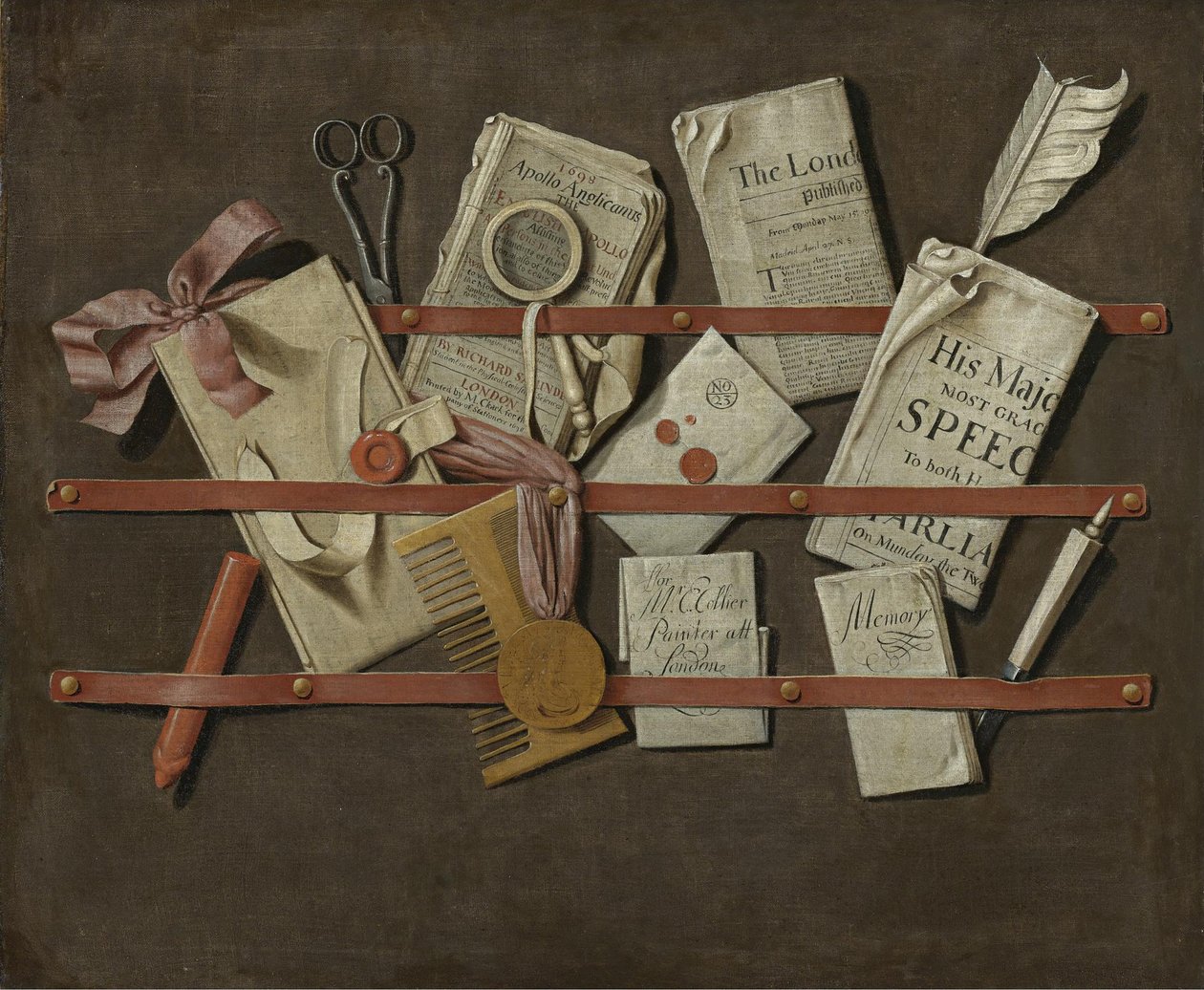 Trompe loeil, 1698 av Edward Collier