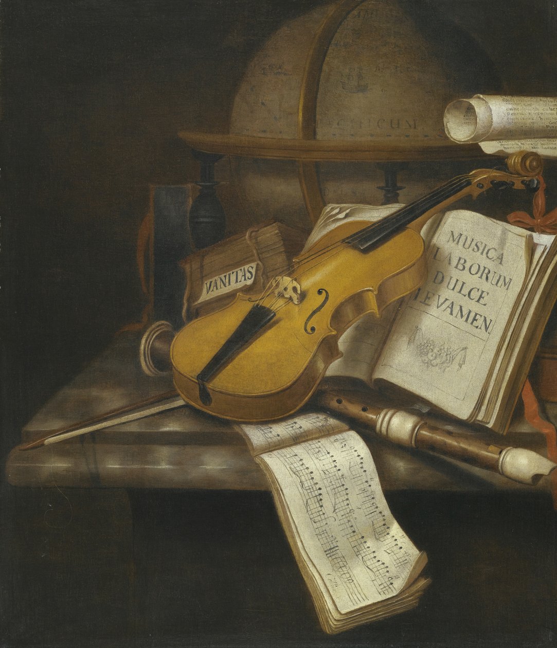 Vanitas stilleben av Edward Collier