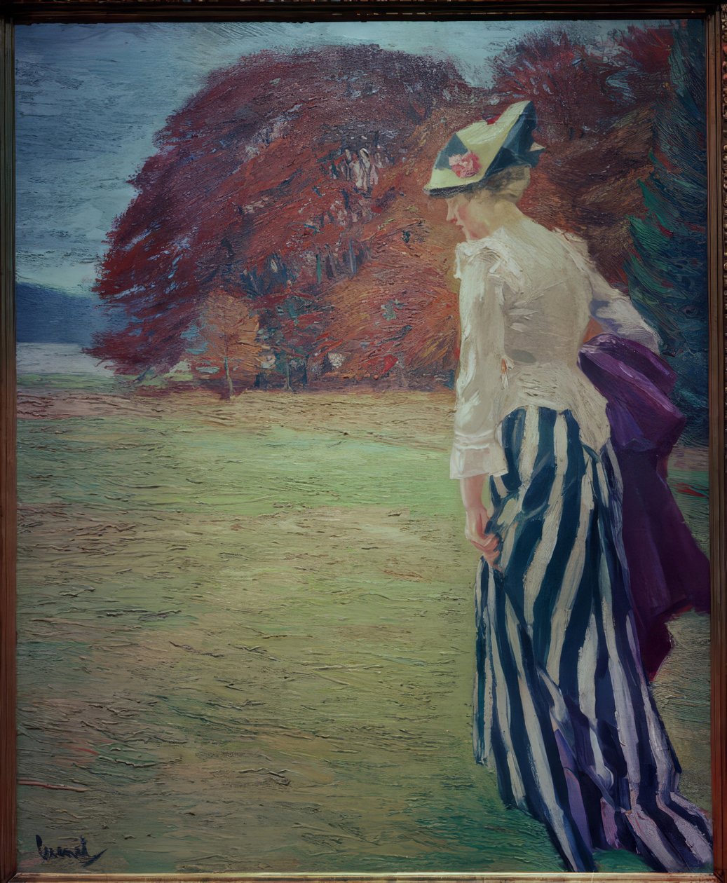 En höstpromenad av Edward Cucuel
