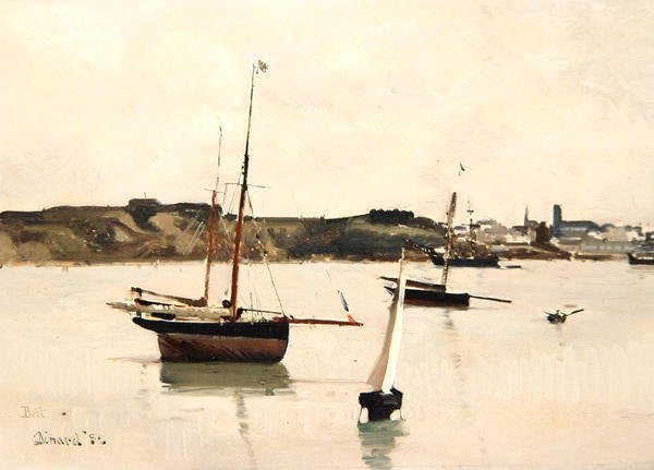 St Servans hamn av Edward Darley Boit