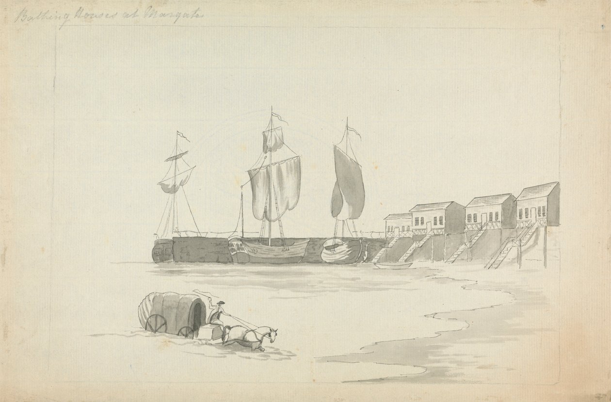 Badhus vid Margate av Edward Francis Burney