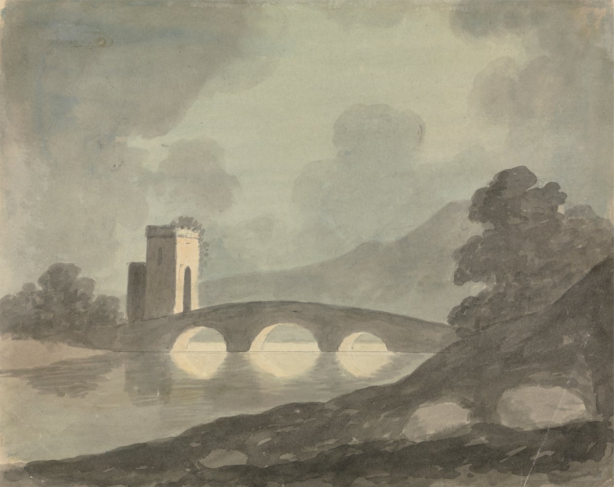 Bro och torn av Edward Francis Burney