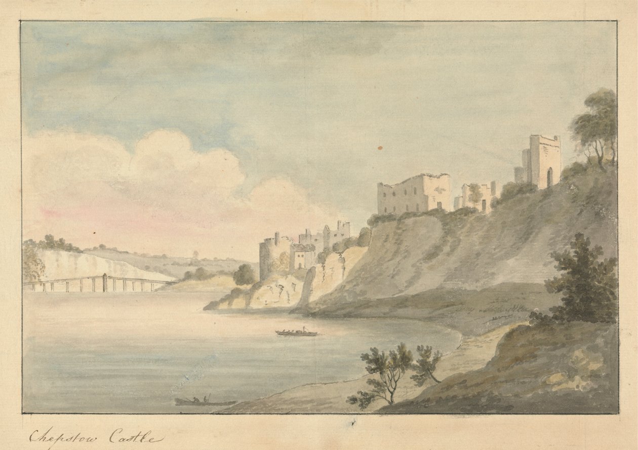 Chepstow Castle av Edward Francis Burney