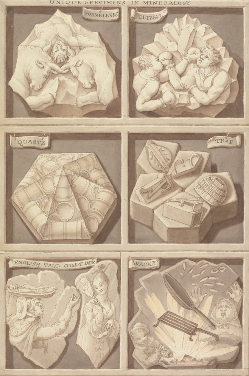 Unika exemplar av mineralogi av Edward Francis Burney