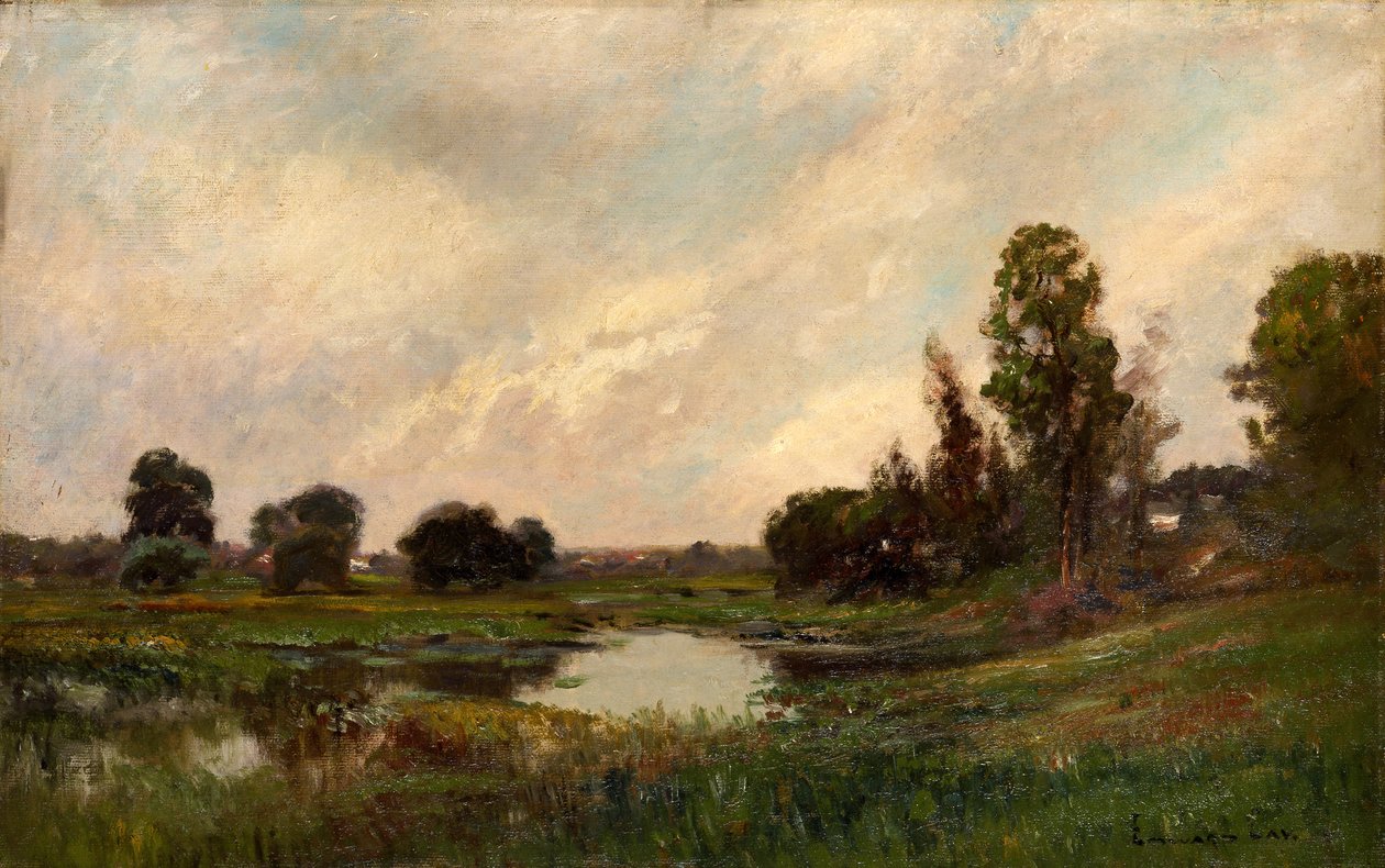 The River, Sound Beach, Connecticut, ca. 1870-1907. av Edward Gay